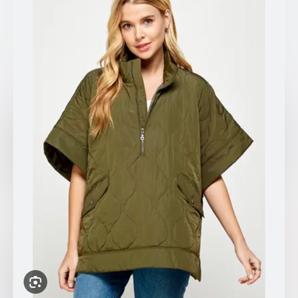 Ellison Quilted Poncho